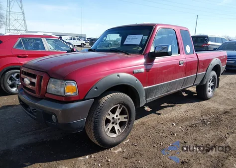 2006 Ford Ranger Fx4 Level Ii/Fx4 Off-Road/Sport/Xlt из США, поврежденный, VIN 1FTZR45E86PA36446